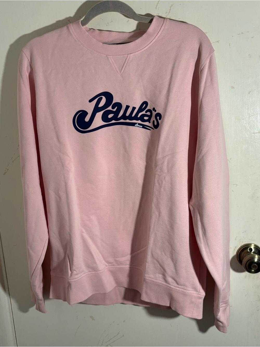 Loewe Paula’s Ibiza Collab Pink Crewneck Sweatshirt